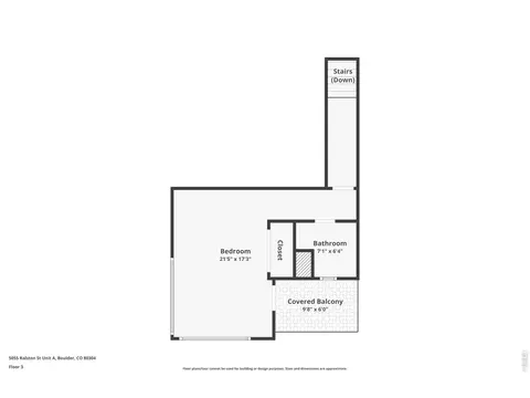 Floorplan - 5055 Ralston St #A, Boulder, CO 80304 photo 3 of 4