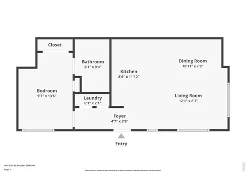 Floorplan - 4655 13th St, Boulder, CO 80304 photo 1 of 1