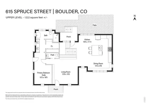 Floorplan - 615 Spruce St, Boulder, CO 80302 photo 2 of 3
