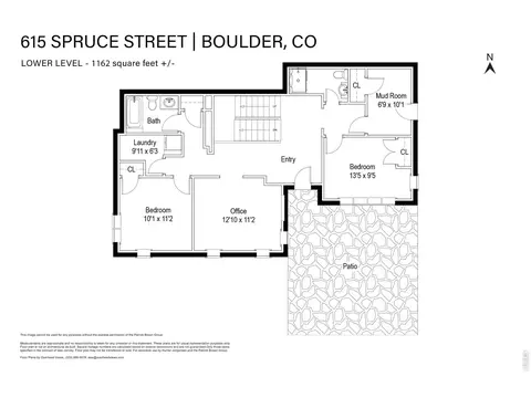 Floorplan - 615 Spruce St, Boulder, CO 80302 photo 1 of 3