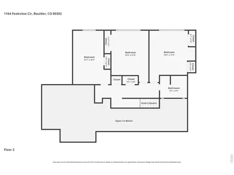 Floorplan - 1164 Peakview Cir, Boulder, CO 80302 photo 2 of 2