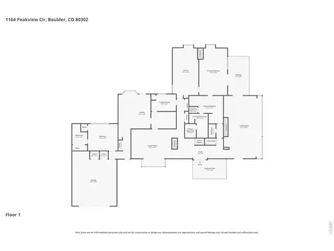 Floorplan - 1164 Peakview Cir, Boulder, CO 80302 photo 1 of 2