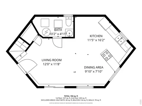 Floorplan - 215 Ewald Ave, Lyons, CO 80540 photo 1 of 3