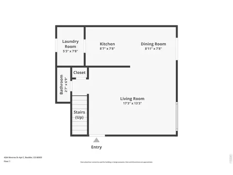 Floorplan - 4264 Monroe Dr #C, Boulder, CO 80303 photo 1 of 2