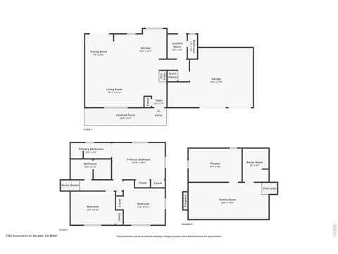 Floorplan - 7702 Devonshire Ct, Boulder, CO 80301 photo 1 of 1