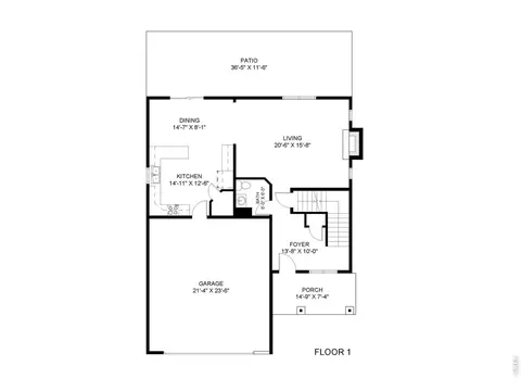 Floorplan - 4124 Florence Ave, Evans, CO 80620 photo 1 of 3