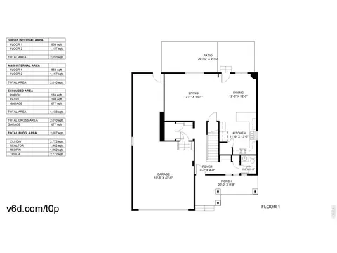 Floorplan - 620 Cimarron Trl, Ault, CO 80610 photo 1 of 2