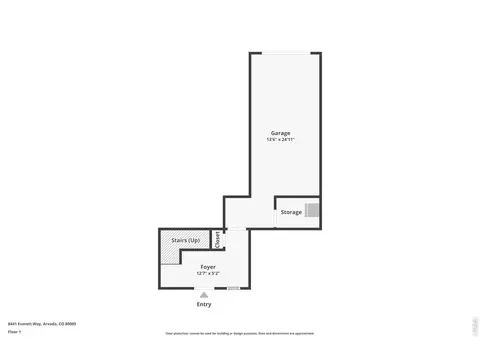 Floorplan - 8441 Everett Way #E, Arvada, CO 80005 photo 2 of 3