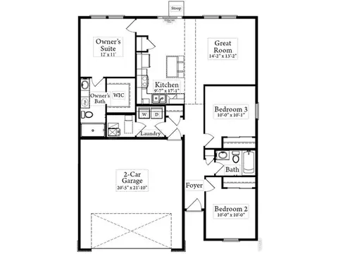 Floorplan - 3900 Soapstone St, Evans, CO 80620 photo 1 of 1