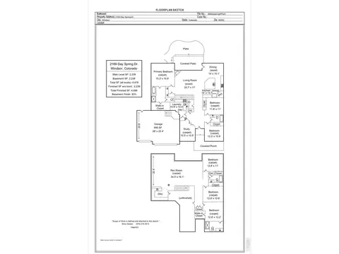 Floorplan - 2169 Day Spring Dr, Windsor, CO 80550 photo 1 of 1