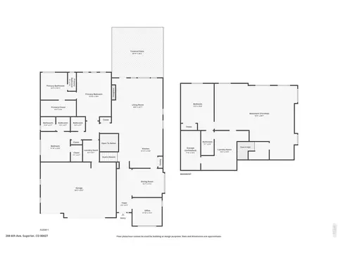 Floorplan - 208 6th Ave, Superior, CO 80027 photo 1 of 1