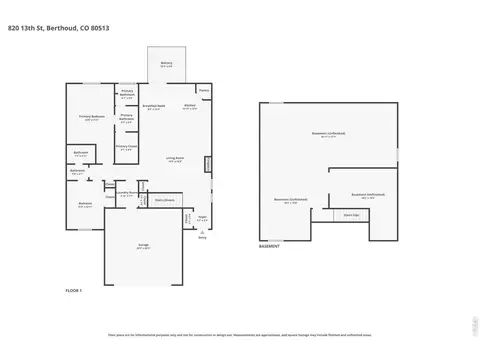 Floorplan - 820 13th St, Berthoud, CO 80513 photo 1 of 3