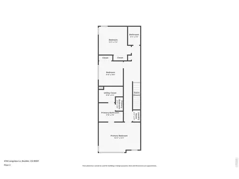 Floorplan - 4194 Longview Ln, Boulder, CO 80301 photo 2 of 3