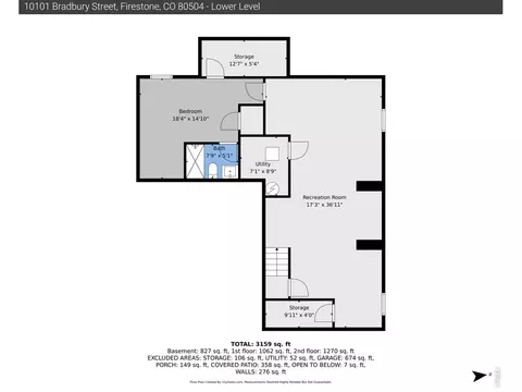 Floorplan - 10101 Bradbury St, Firestone, CO 80504 photo 3 of 4
