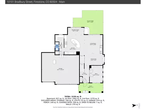 Floorplan - 10101 Bradbury St, Firestone, CO 80504 photo 1 of 4