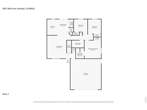 Floorplan - 2827 40th Ave, Greeley, CO 80634 photo 1 of 2