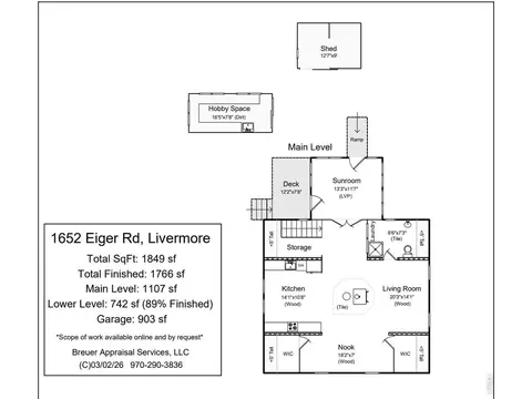 Floorplan - 1652 Eiger Rd, Livermore, CO 80536 photo 1 of 1