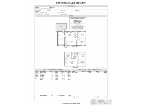 Floorplan - 3501 Myrtle St, Evans, CO 80620 photo 1 of 2