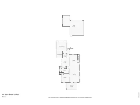 Floorplan - 943 10th St, Boulder, CO 80302 photo 1 of 3
