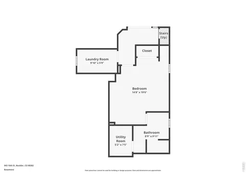 Floorplan - 943 10th St, Boulder, CO 80302 photo 2 of 3