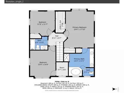 Floorplan - 2445 Benton St, Edgewater, CO 80214 photo 1 of 3