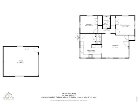 Floorplan - 2915 11th St, Boulder, CO 80304 photo 2 of 2