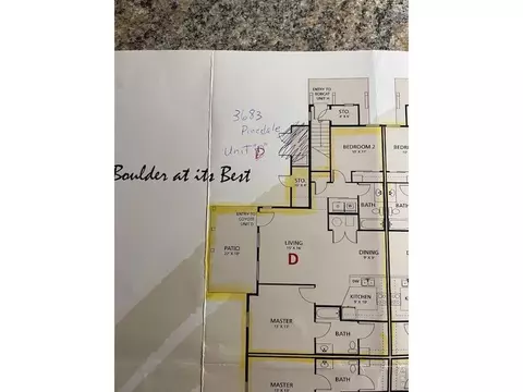Floorplan - 3683 Pinedale St #D, Boulder, CO 80301 photo 1 of 1