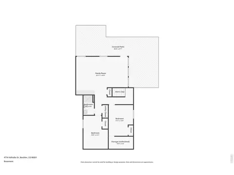 Floorplan - 4774 Valhalla Dr, Boulder, CO 80301 photo 2 of 3