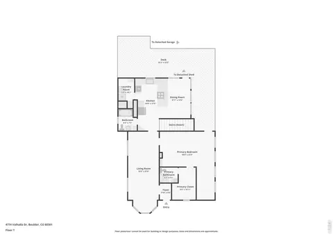 Floorplan - 4774 Valhalla Dr, Boulder, CO 80301 photo 1 of 3