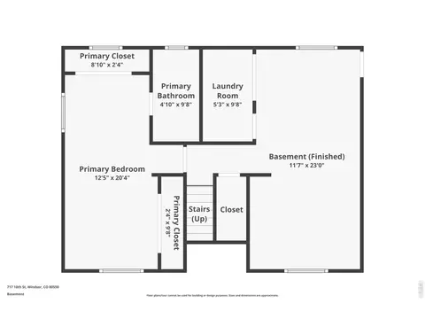 Floorplan - 717 10th St, Windsor, CO 80550 photo 3 of 3