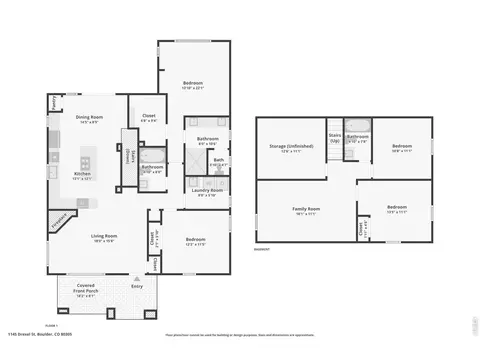 Floorplan - 1145 Drexel St, Boulder, CO 80305 photo 1 of 1
