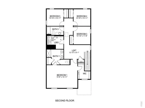 Floorplan - 1002 Annelles Pool Ln, Severance, CO 80550 photo 2 of 2