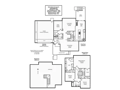 Floorplan - 6915 Saint Thomas Dr, Fort Collins, CO 80525 photo 1 of 1