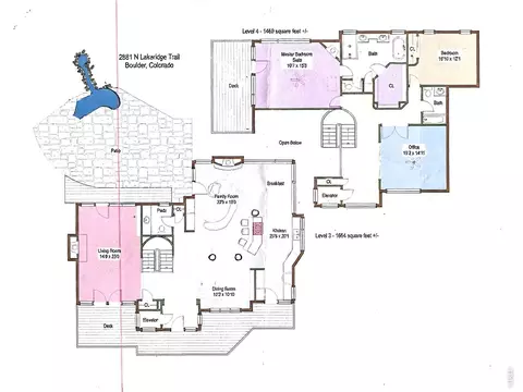 Floorplan - 2881 N Lakeridge Trl, Boulder, CO 80302 photo 2 of 2
