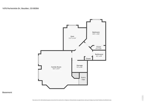 Floorplan - 1476 Periwinkle Dr, Boulder, CO 80304 photo 2 of 3