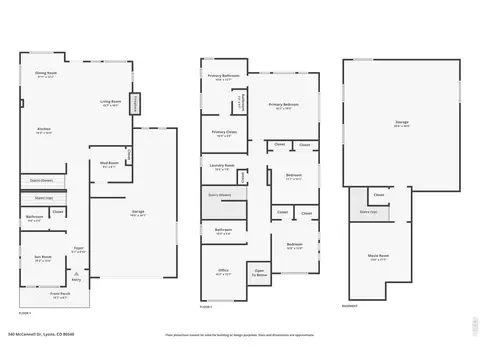 Floorplan - 340 Mcconnell Dr, Lyons, CO 80540 photo 1 of 1