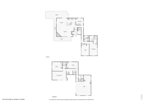 Floorplan - 8473 Stoneridge Ter, Boulder, CO 80302 photo 1 of 1