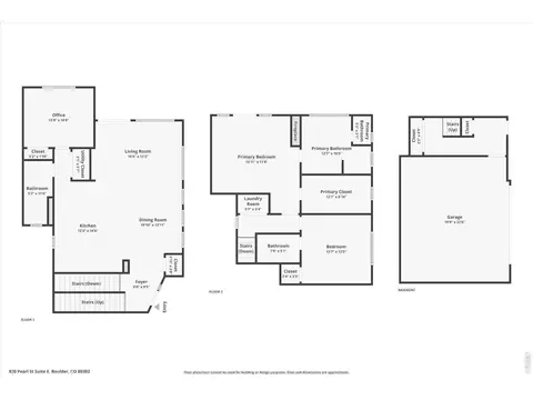 Floorplan - 820 Pearl St #E, Boulder, CO 80302 photo 1 of 1