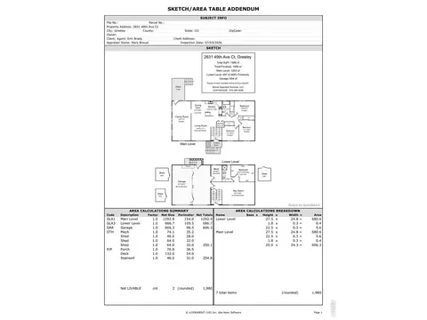 Floorplan - 2631 49th Ave Ct, Greeley, CO 80634 photo 1 of 1