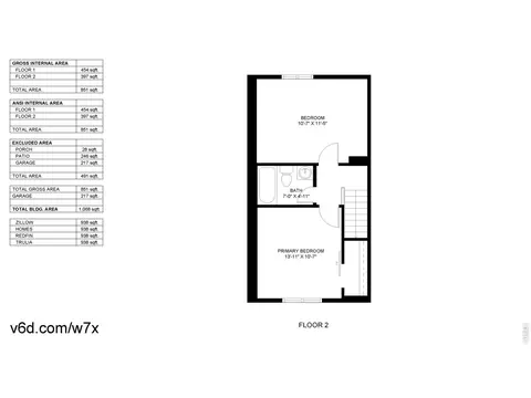 Floorplan - 5280 Garrison St #5, Arvada, CO 80002 photo 2 of 2