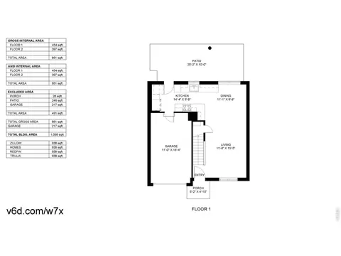 Floorplan - 5280 Garrison St #5, Arvada, CO 80002 photo 1 of 2