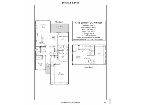 Floorplan - 1768 Barefoot Dr, Windsor, CO 80550 photo 1 of 1