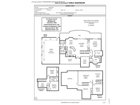 Floorplan - 817 Shade Tree Dr, Windsor, CO 80550 photo 1 of 1