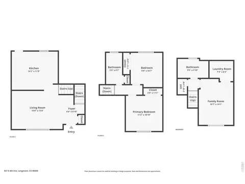 Floorplan - 927 E 4th Ave, Longmont, CO 80504 photo 1 of 4