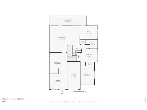 Floorplan - 2365 Juniper Ave, Boulder, CO 80304 photo 2 of 4