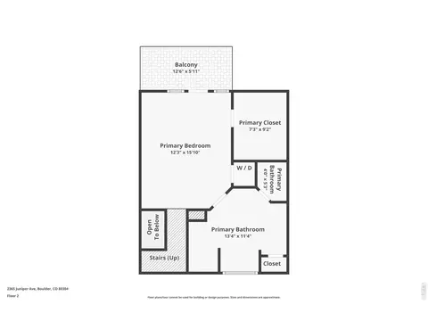 Floorplan - 2365 Juniper Ave, Boulder, CO 80304 photo 1 of 4