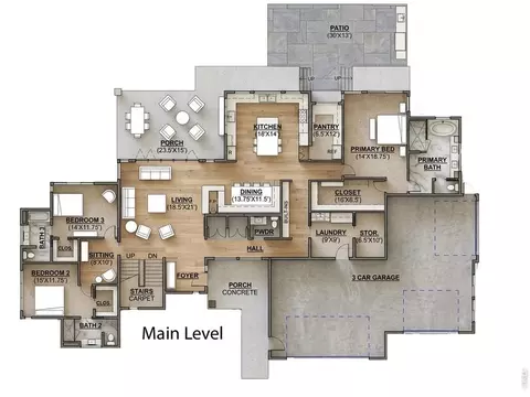 Floorplan - 7855 Spring Dr, Boulder, CO 80303 photo 1 of 2
