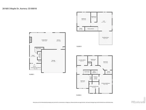 Floorplan - 26168 E Maple Dr, Aurora, CO 80018 photo 4 of 4
