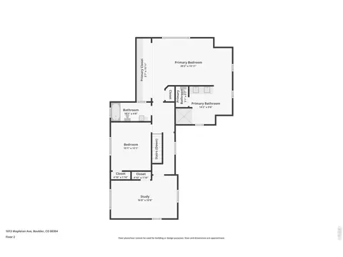 Floorplan - 1013 Mapleton Ave, Boulder, CO 80304 photo 2 of 3
