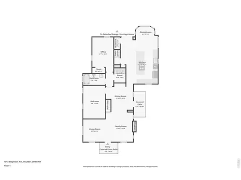 Floorplan - 1013 Mapleton Ave, Boulder, CO 80304 photo 1 of 3